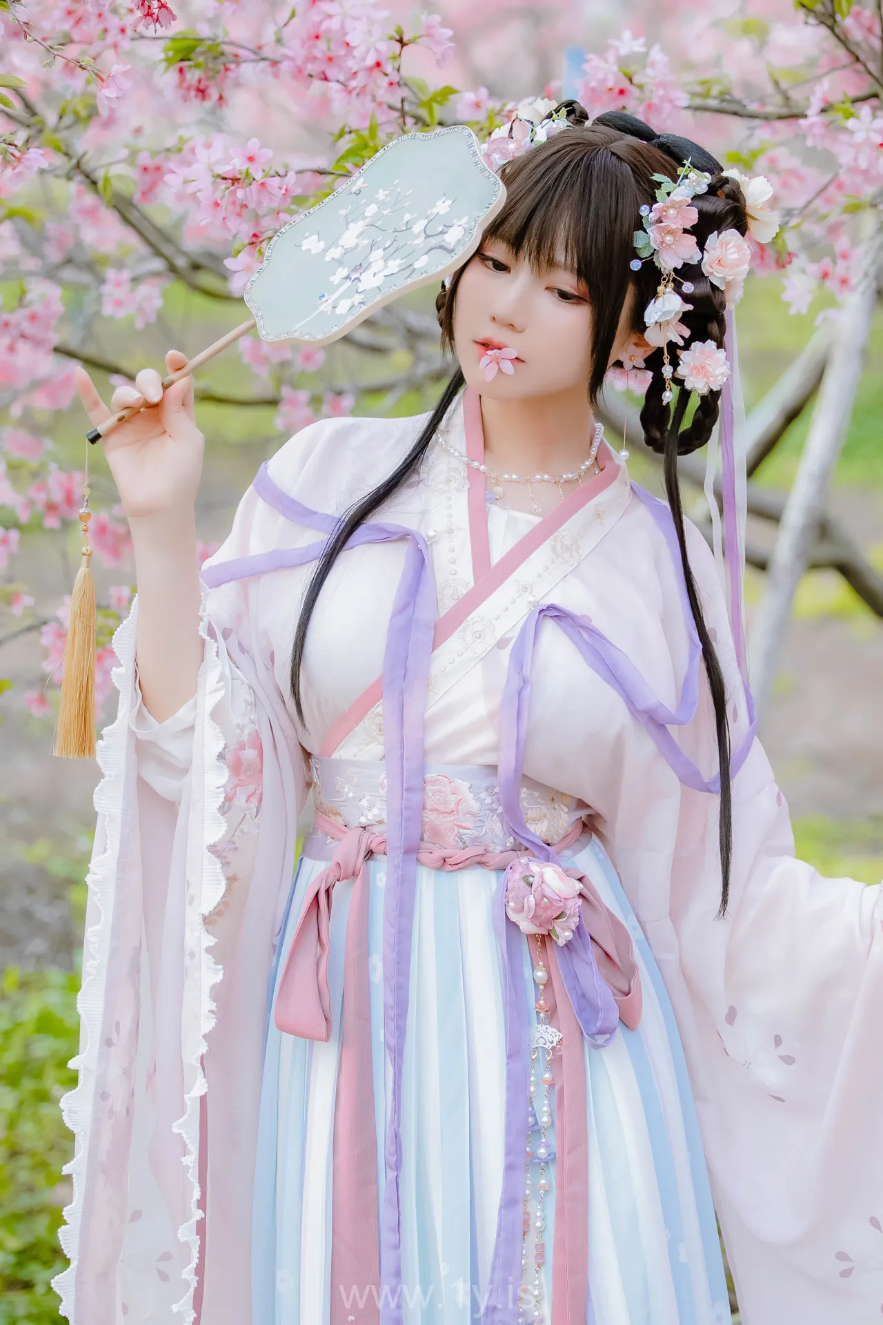 Nyako喵子 NO.036 樱花汉服 花神祈愿